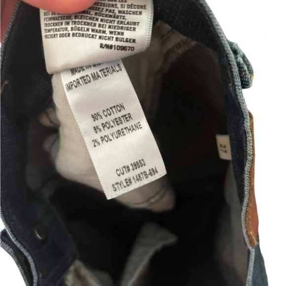 Citizens of Humanity Women’s Rocket Crop High Rise Skinny Denim Jeans- Size 27 - Picture 7 of 9